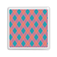 Plaid Pattern Memory Card Reader (square)  by Valentinaart