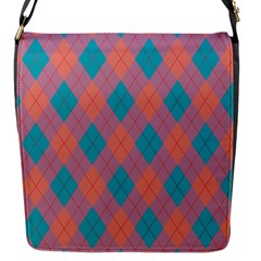 Plaid Pattern Flap Messenger Bag (s) by Valentinaart