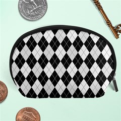 Plaid Pattern Accessory Pouches (large)  by Valentinaart