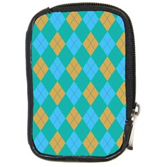 Plaid Pattern Compact Camera Cases by Valentinaart