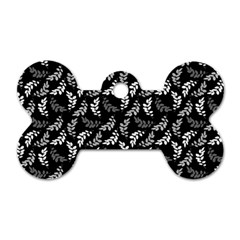 Pattern Dog Tag Bone (one Side) by Valentinaart