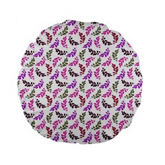 Pattern Standard 15  Premium Flano Round Cushions by Valentinaart