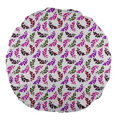 Pattern Large 18  Premium Flano Round Cushions by Valentinaart