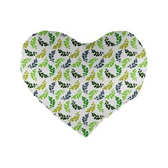 Pattern Standard 16  Premium Heart Shape Cushions by Valentinaart