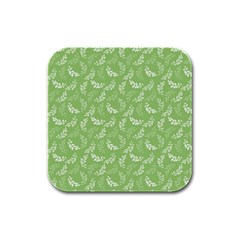 Pattern Rubber Square Coaster (4 Pack)  by Valentinaart