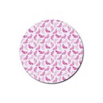 Pattern Rubber Round Coaster (4 pack)  Front