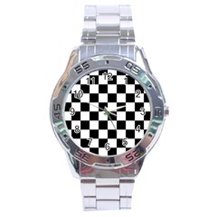 Pattern Stainless Steel Analogue Watch