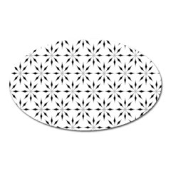 Pattern Oval Magnet