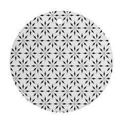 Pattern Round Ornament (two Sides) by Valentinaart