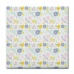 Vintage Spring Flower Pattern  Face Towel