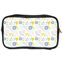 Vintage Spring Flower Pattern  Toiletries Bags 2-side