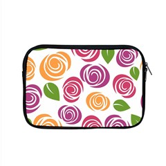 Colorful Seamless Floral Flowers Pattern Wallpaper Background Apple Macbook Pro 15  Zipper Case by Amaryn4rt