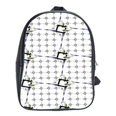 Fractal Design Pattern School Bags(large)  by Amaryn4rt