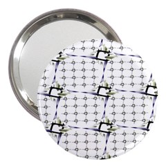 Fractal Design Pattern 3  Handbag Mirrors by Amaryn4rt