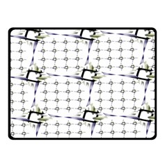 Fractal Design Pattern Double Sided Fleece Blanket (small)  by Amaryn4rt