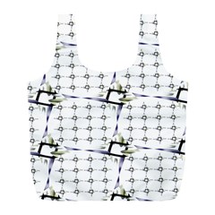 Fractal Design Pattern Full Print Recycle Bags (l)  by Amaryn4rt