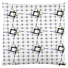 Fractal Design Pattern Large Flano Cushion Case (one Side) by Amaryn4rt