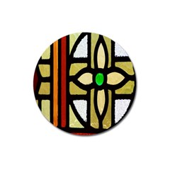 A Detail Of A Stained Glass Window Magnet 3  (round) by Amaryn4rt