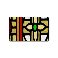 A Detail Of A Stained Glass Window Magnet (name Card) by Amaryn4rt