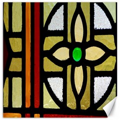 A Detail Of A Stained Glass Window Canvas 20  X 20   by Amaryn4rt