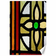 A Detail Of A Stained Glass Window Canvas 20  X 30   by Amaryn4rt