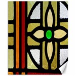 A Detail Of A Stained Glass Window Canvas 11  x 14   10.95 x13.48  Canvas - 1