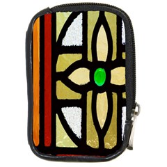 A Detail Of A Stained Glass Window Compact Camera Cases by Amaryn4rt