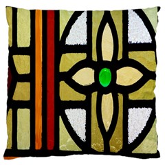 A Detail Of A Stained Glass Window Standard Flano Cushion Case (one Side) by Amaryn4rt