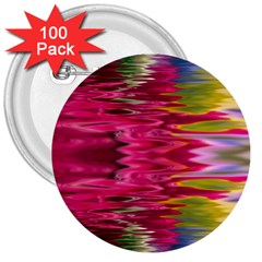 Abstract Pink Colorful Water Background 3  Buttons (100 Pack)  by Amaryn4rt