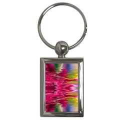 Abstract Pink Colorful Water Background Key Chains (rectangle)  by Amaryn4rt