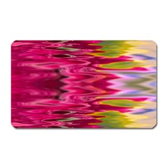 Abstract Pink Colorful Water Background Magnet (rectangular) by Amaryn4rt