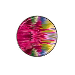 Abstract Pink Colorful Water Background Hat Clip Ball Marker by Amaryn4rt