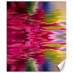 Abstract Pink Colorful Water Background Canvas 20  X 24   by Amaryn4rt