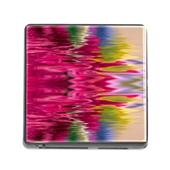 Abstract Pink Colorful Water Background Memory Card Reader (square) by Amaryn4rt