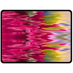 Abstract Pink Colorful Water Background Fleece Blanket (large)  by Amaryn4rt