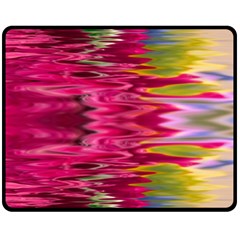 Abstract Pink Colorful Water Background Fleece Blanket (medium)  by Amaryn4rt