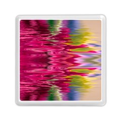 Abstract Pink Colorful Water Background Memory Card Reader (square)  by Amaryn4rt