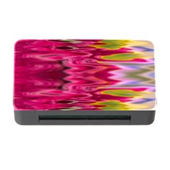 Abstract Pink Colorful Water Background Memory Card Reader With Cf by Amaryn4rt