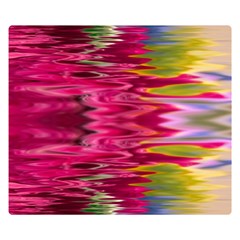 Abstract Pink Colorful Water Background Double Sided Flano Blanket (small)  by Amaryn4rt