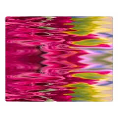 Abstract Pink Colorful Water Background Double Sided Flano Blanket (large)  by Amaryn4rt