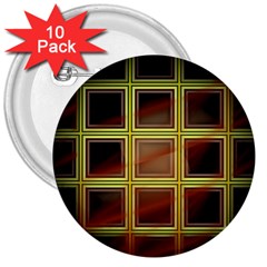 Drawing Of A Color Fractal Window 3  Buttons (10 Pack)  by Amaryn4rt