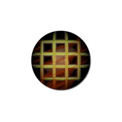 Drawing Of A Color Fractal Window Golf Ball Marker (4 Pack) by Amaryn4rt