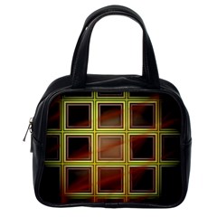 Drawing Of A Color Fractal Window Classic Handbags (one Side) by Amaryn4rt