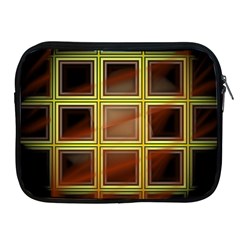 Drawing Of A Color Fractal Window Apple Ipad 2/3/4 Zipper Cases by Amaryn4rt