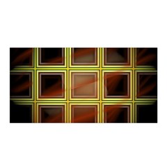 Drawing Of A Color Fractal Window Satin Wrap by Amaryn4rt