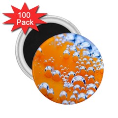 Bubbles Background 2 25  Magnets (100 Pack)  by Amaryn4rt