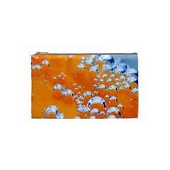 Bubbles Background Cosmetic Bag (small)  by Amaryn4rt