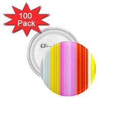 Multi Colored Bright Stripes Striped Background Wallpaper 1 75  Buttons (100 Pack)  by Amaryn4rt