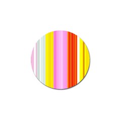 Multi Colored Bright Stripes Striped Background Wallpaper Golf Ball Marker by Amaryn4rt