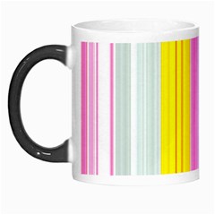 Multi Colored Bright Stripes Striped Background Wallpaper Morph Mugs by Amaryn4rt